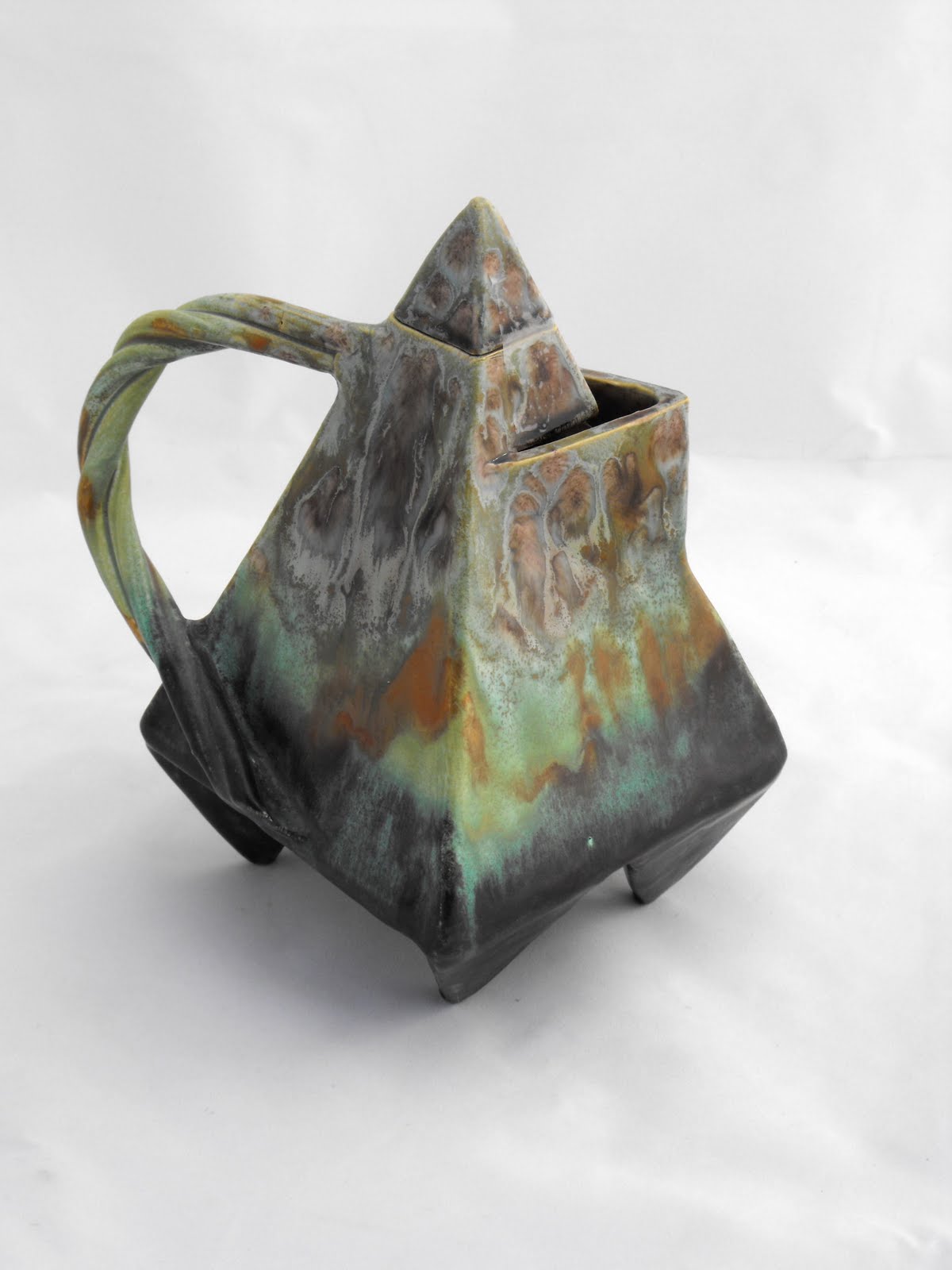 Schaefer Ceramics Pyramid Teapot
