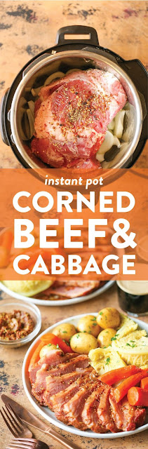 INSTANT POT CORNED BEEF AND CABBAGE