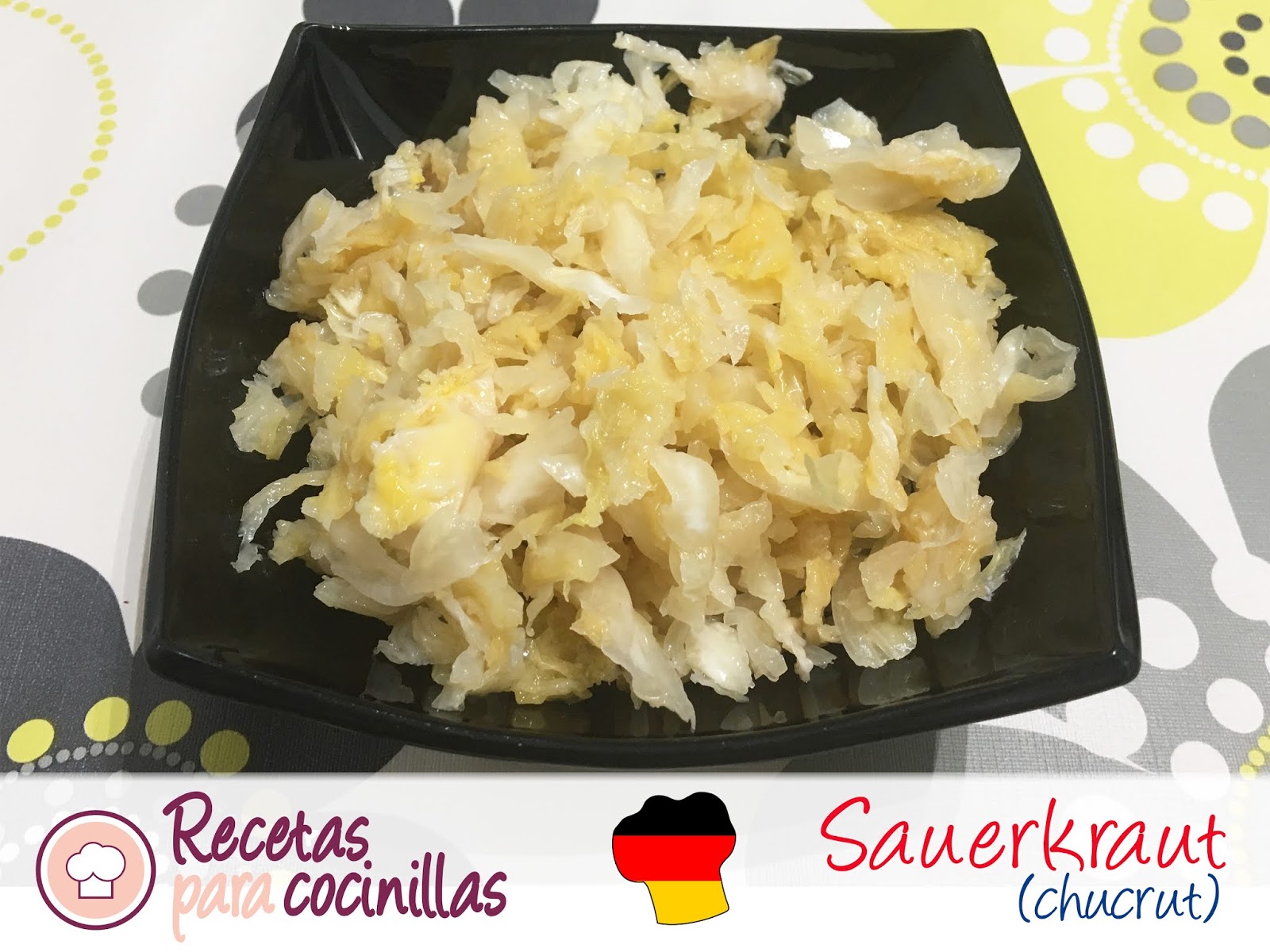 Recetas para cocinillas Chucrut casero o Sauerkraut