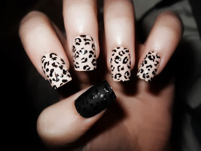 Nice Cheetah Nail Art