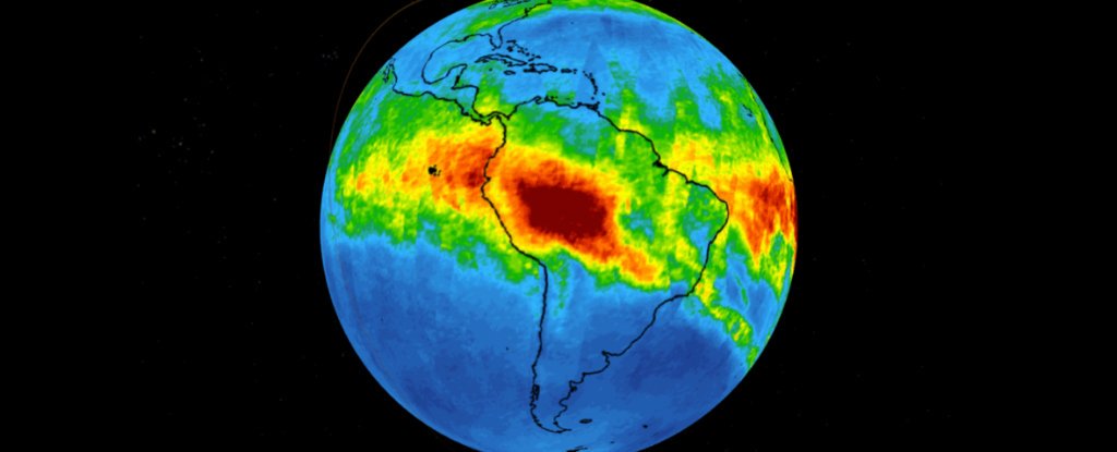 NASA Satellite Captured Horrifying Photos Of Carbon Monoxide Coming Off The Burning Amazon NASA Satellite Captured Horrifying Photos Of Carbon Monoxide Coming Off The Burning Amazon