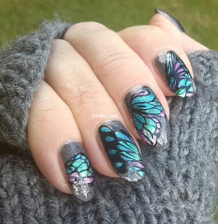 Reverse Stamping with Moyou London Kitty 14