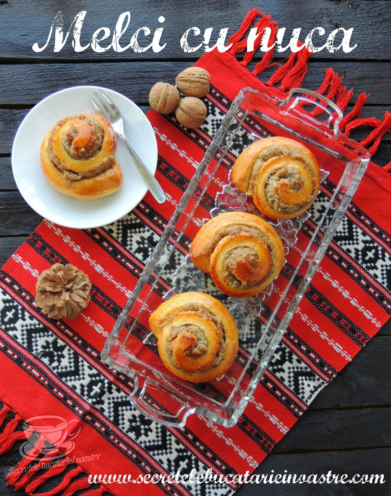 MELCI DE COZONAC CU NUCĂ