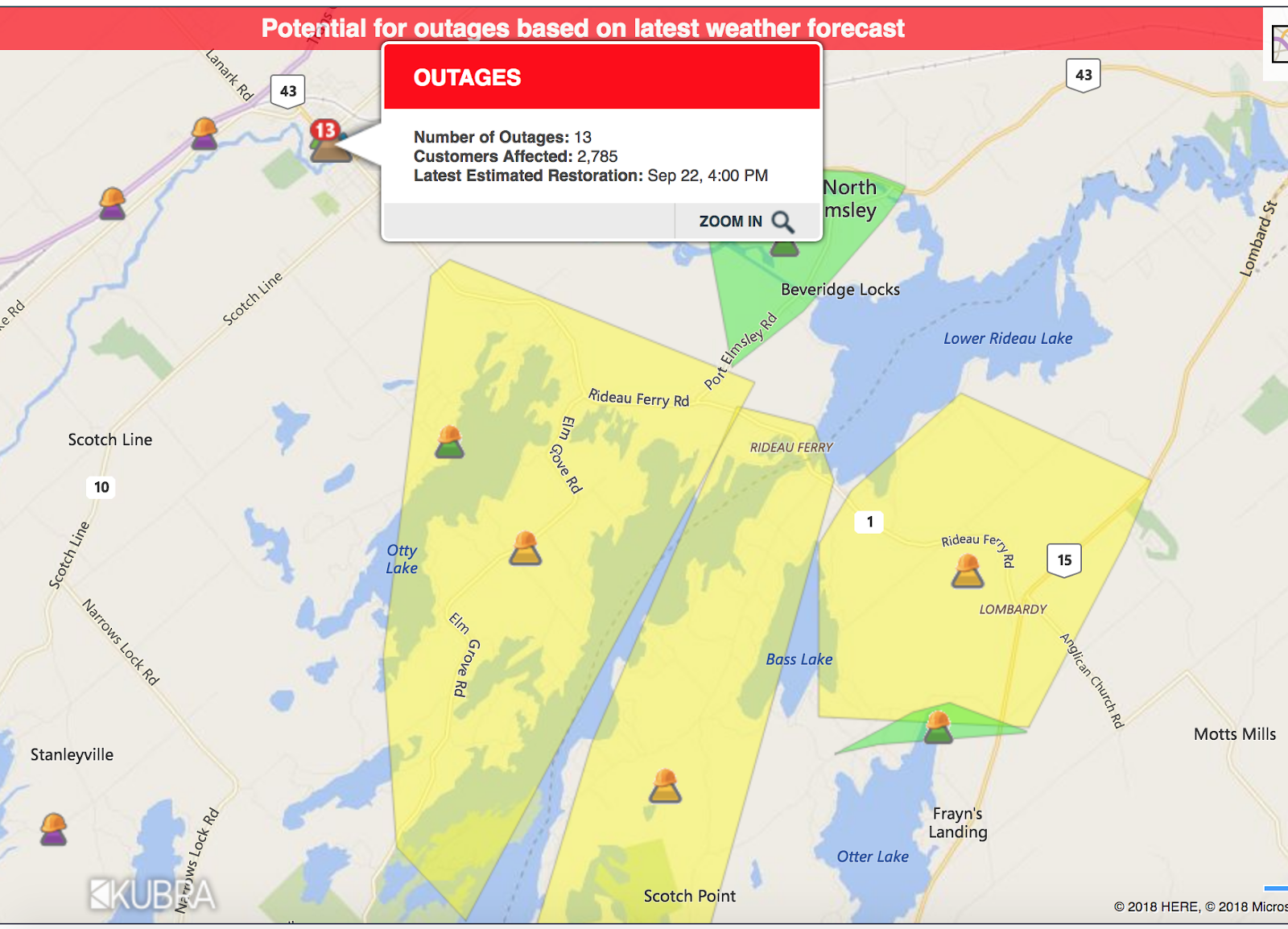 Cottage Country Reflections 3 Tornadoes Ottawa Hydro Updates