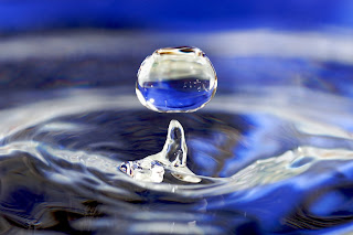 Benefits of pure water Clear water droplet