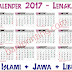 Vector kalender 2017 Lengkap Islami Jawa Vector update Kalender 2021