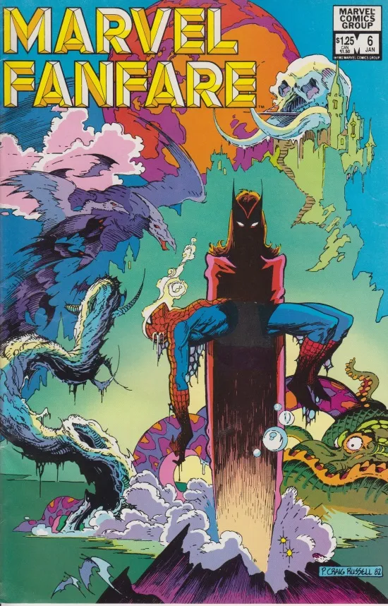 Marvel Fanfare #6, portada de P. Craig Russell