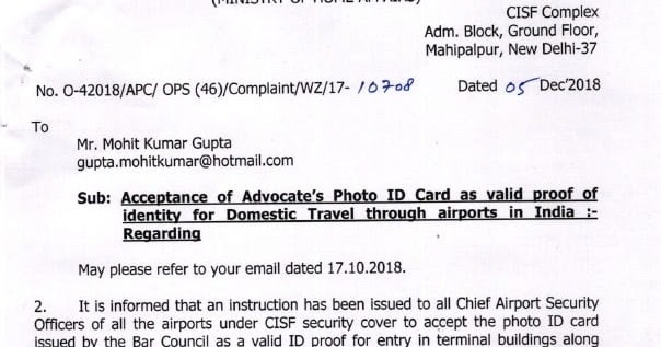 Bar Council Of Delhi Id Card