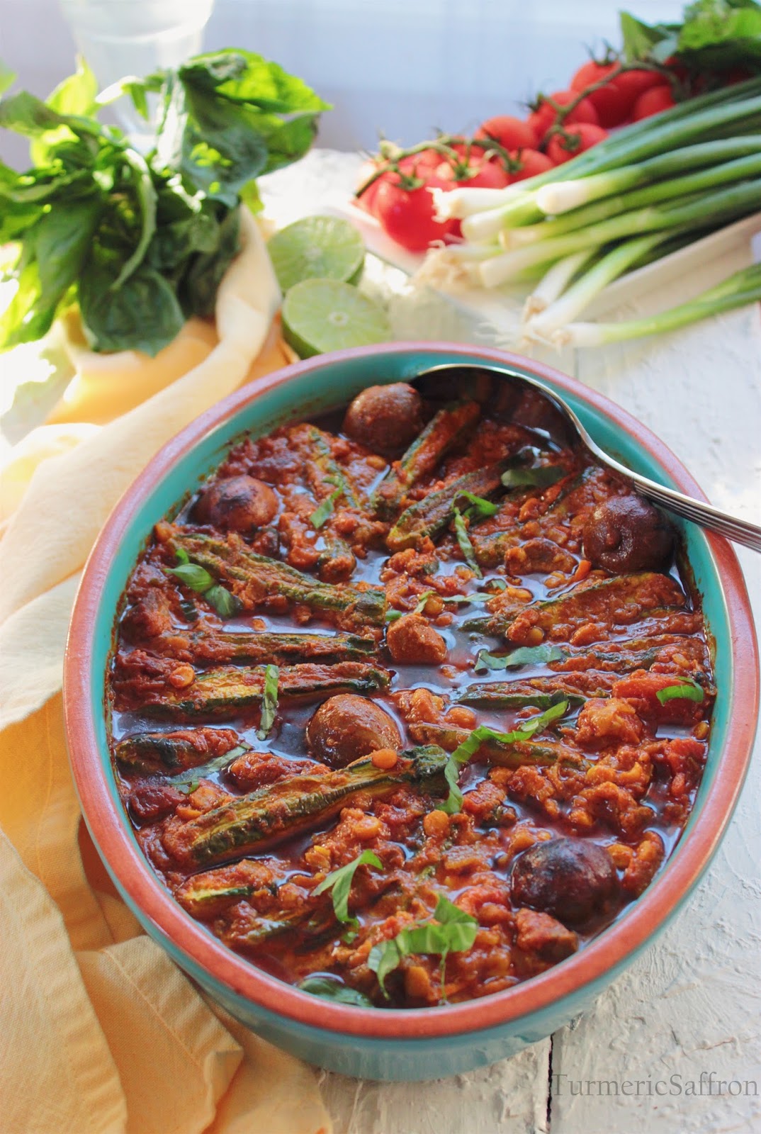 Turmeric & Saffron Khoresh Gheymeh Kadoo Sabz Iranian Lamb and