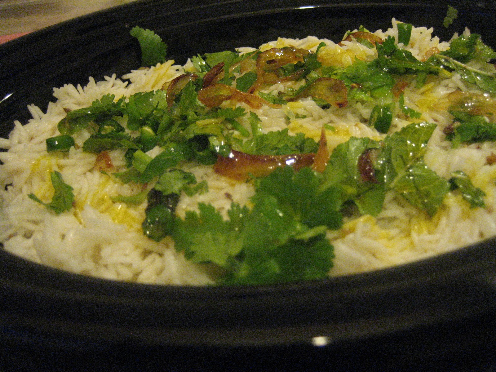 Curries & Chutneys Hyderabadi Chicken Dum Biryani in Slow Cooker