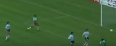الكاميرون تفوز على الأرجنتين 1-0 فى افتتاح مونديال إيطاليا 1990