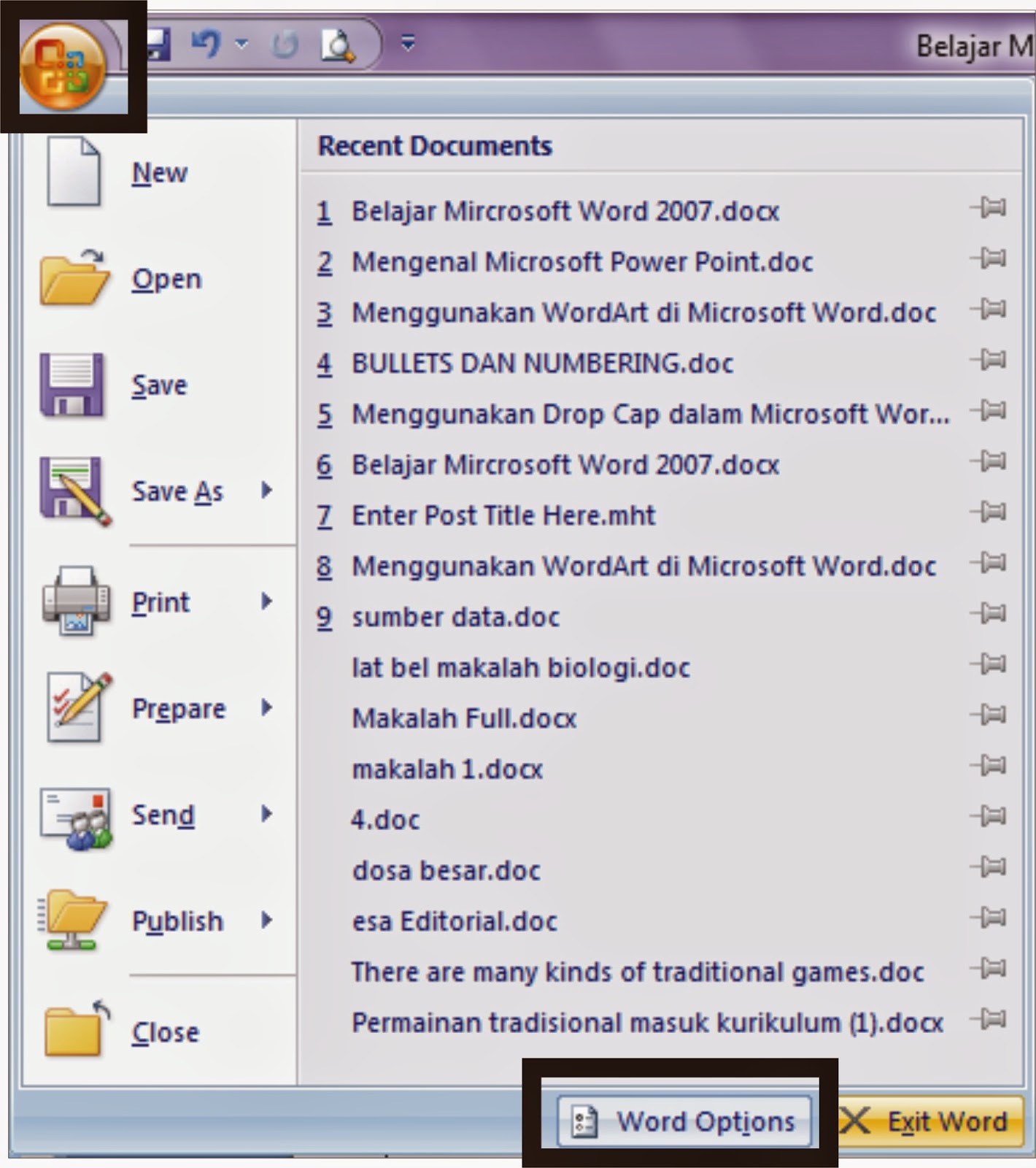 Cara mengubah ukuran Inch ke Centimeter dalam microsoft ...