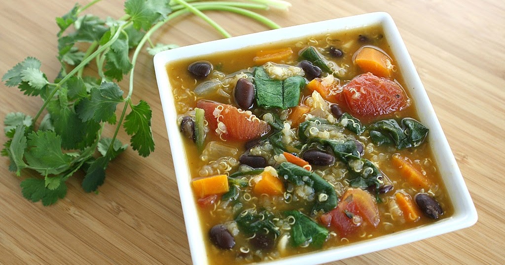 The Garden Grazer Quinoa Black Bean Soup