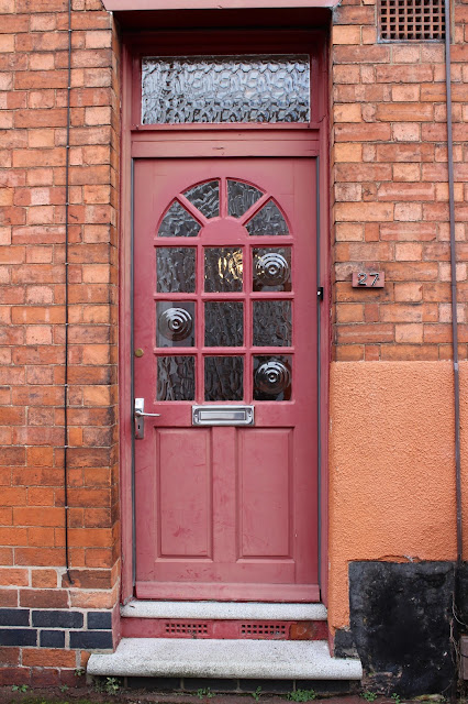 sun bleached front door