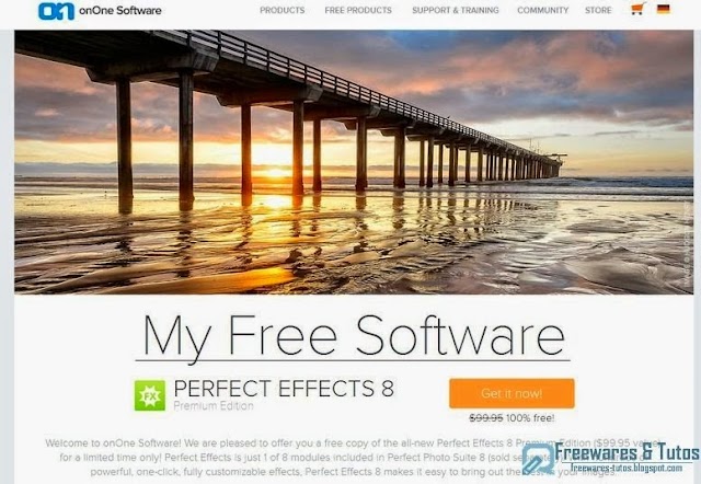 Offre promotionnelle : Perfect Effects 8 Premium Edition de nouveau gratuit !