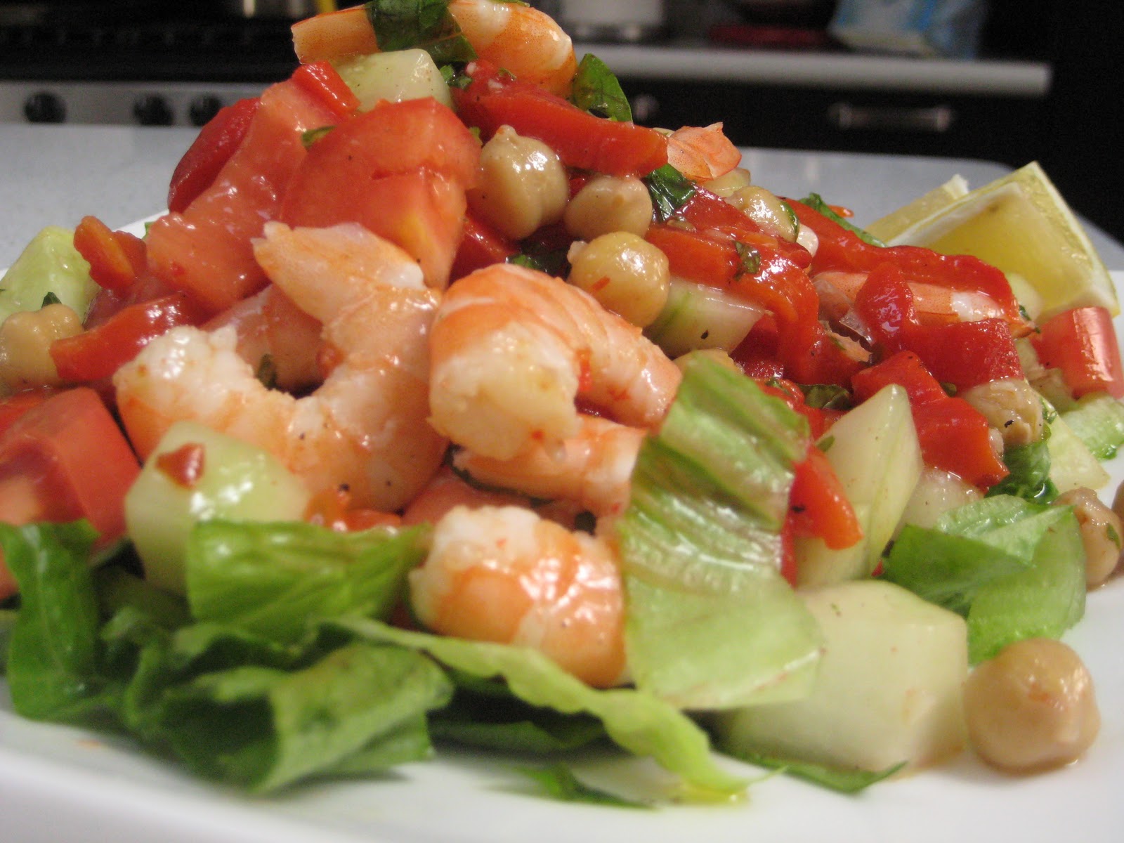 Inga's Indulgence Shrimp Antipasto Salad