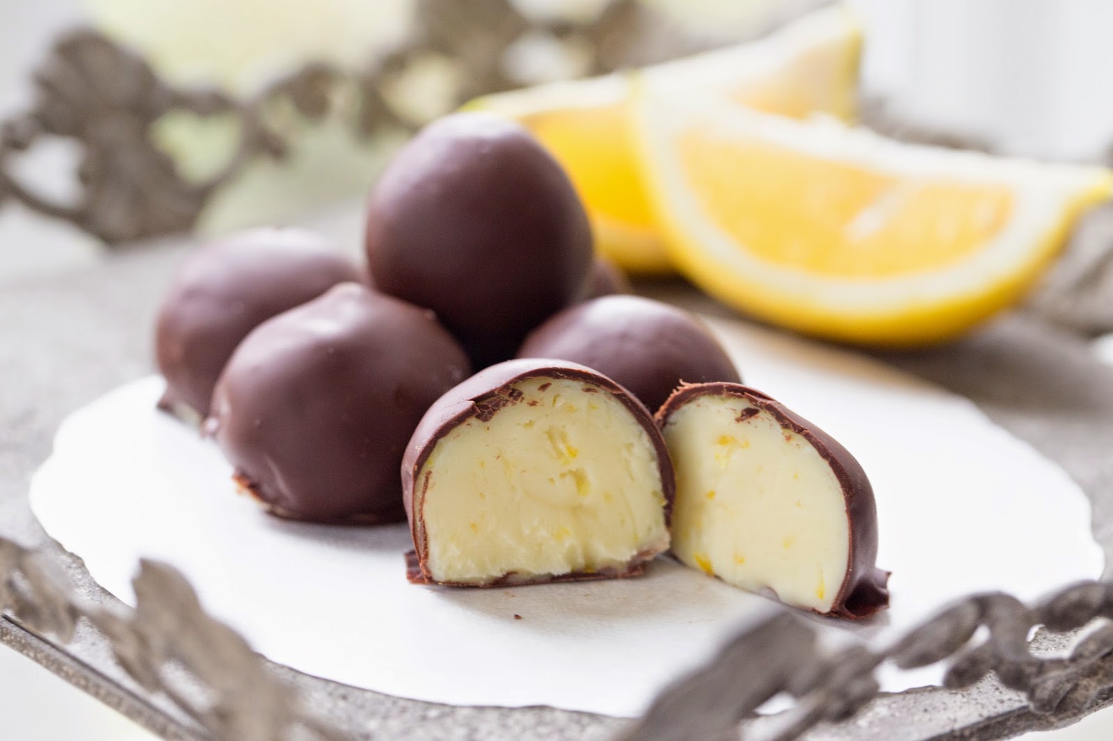 Straight to the Hips, Baby Lemon &amp; White Chocolate Truffles