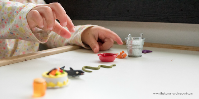 Montessori language objects for toddlers are a great way to introduce many types of language concepts in a fun and concrete way. These include vocabulary building, rhymes and sound games! 