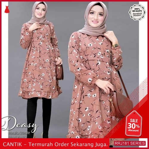 Jual RRJ181A206 Atasan Deasy Long Wanita Tunik Mc Terbaru BMGShop