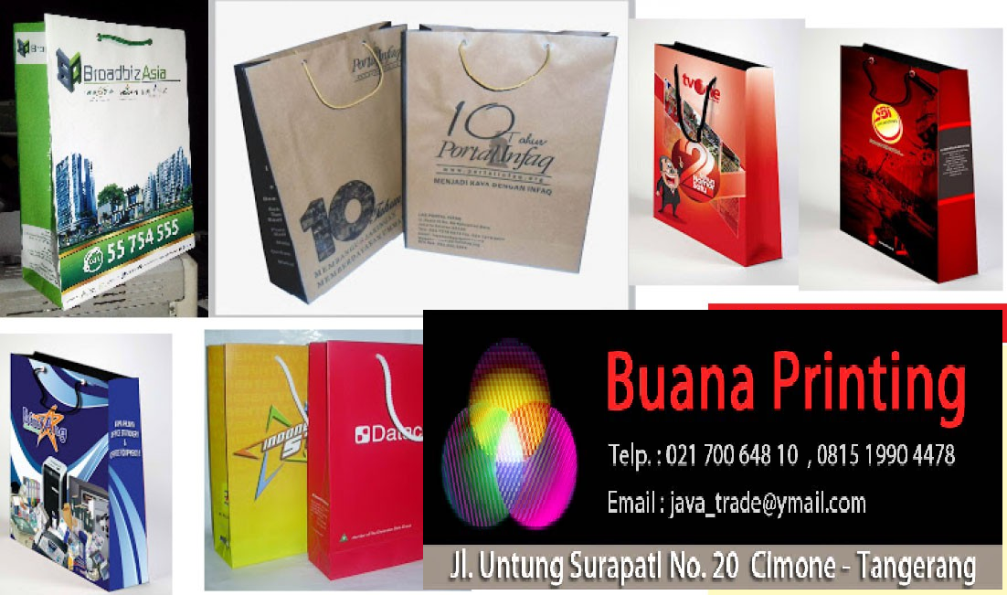 Jasa Pembuatan paper bag Tangerang Gerai Paper Bag