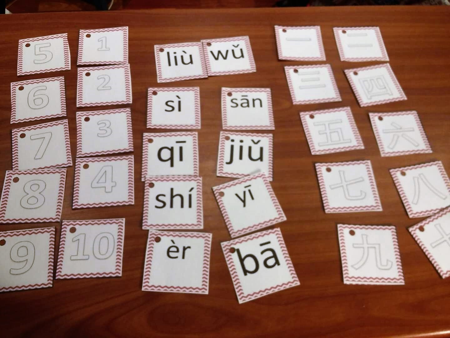 Teaching English and Chinese: Teaching Chinese Numbers (1-10)