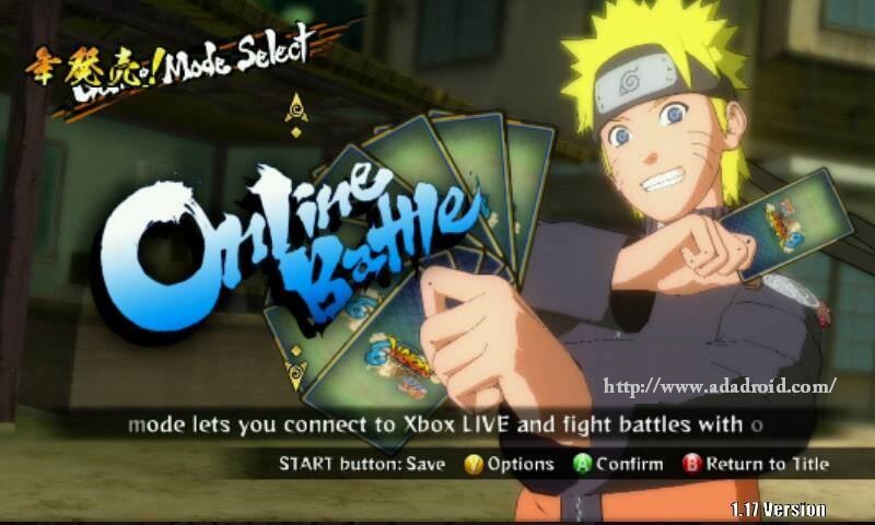 Naruto Ultimate Ninja Storm 3 v1 by Arsyad Apk [Narsen Mod]