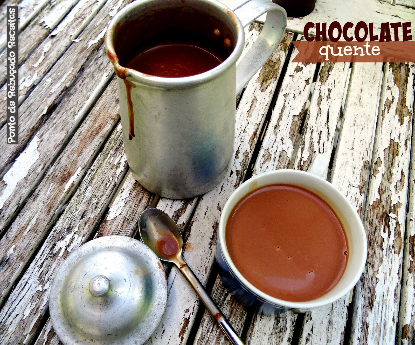 Ponto de Rebuçado Receitas Chocolate quente