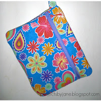 Front zip pouch