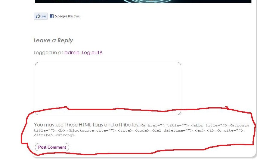 Remove HTML tags from Wordpress comment box using plugin