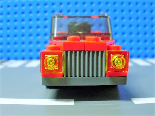 MOC LEGO Carro Descapotável vermelho