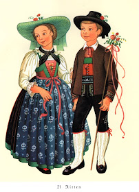 FolkCostume&Embroidery: Costumes of Tyrol