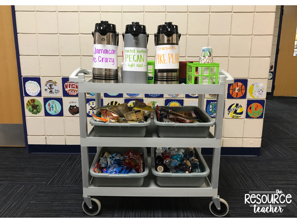 The Resource Teacher Classroom Food Cart