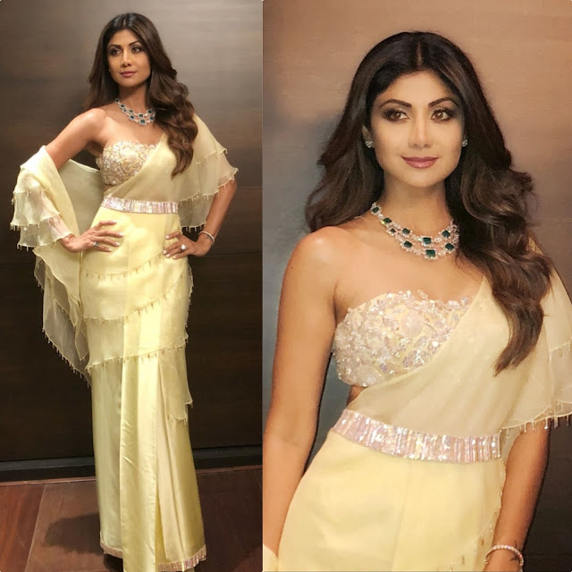 Shilpa Shetty Wears Manish Malhotra