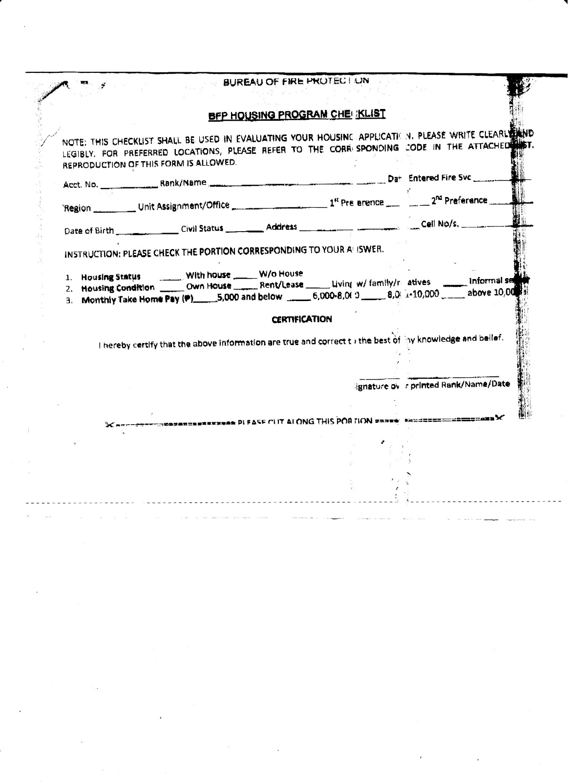 OPD-BATANGAS ARCHIVES: BFP HOUSING PROGRAM