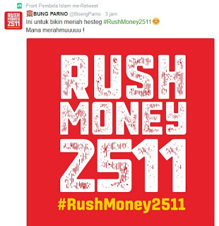 #RushMoney2511 Kini Menjadi Trending Topik Di Twitter, Apa Itu?