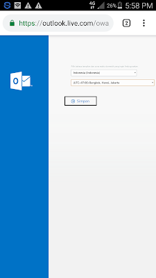 zona waktu email outlook microsoft