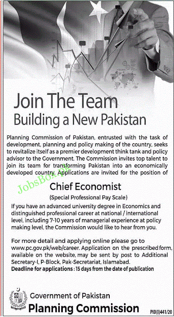 planning-commission-of-pakistan-latest-jobs-advertisement-apply-online