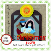 the Christmas Story Felt Board .PDF Pattern