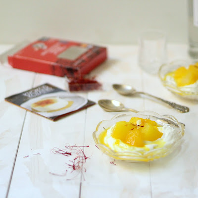 yogurt greco con pere allo zafferano