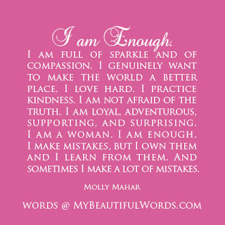 am enough beautiful molly mahar compassion sparkle