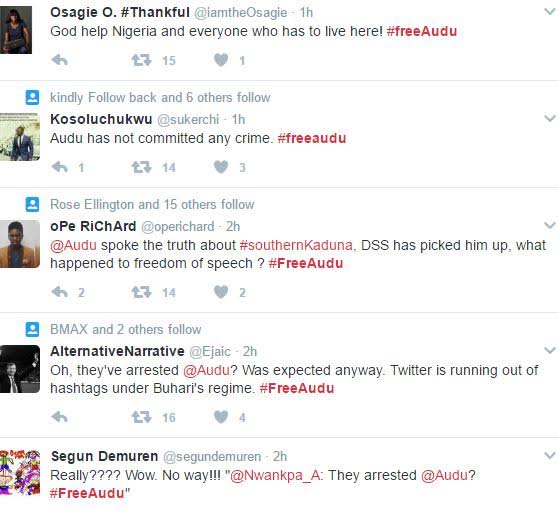 8 Following Audu Maikori's arrest, MI Abaga leads #FreeAudu campaign on social media