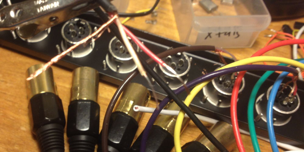 littlescale DIY XLR Patchbay / Router for Rack Setup