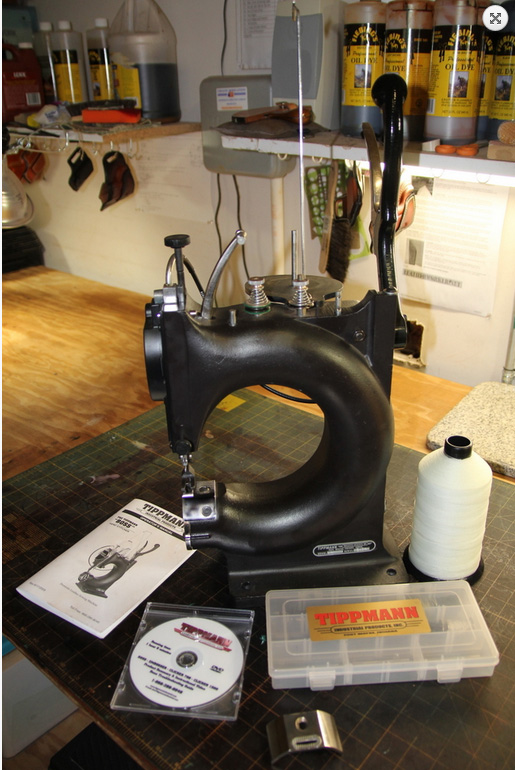 Heavy duty industrial sewing machines Tippmann Boss leather hand stitcher