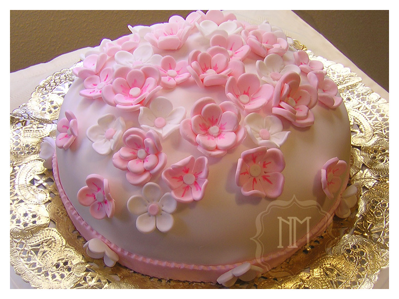 N.M. Galletas Artesanas: Tarta Fondant para el Día de la Madre
