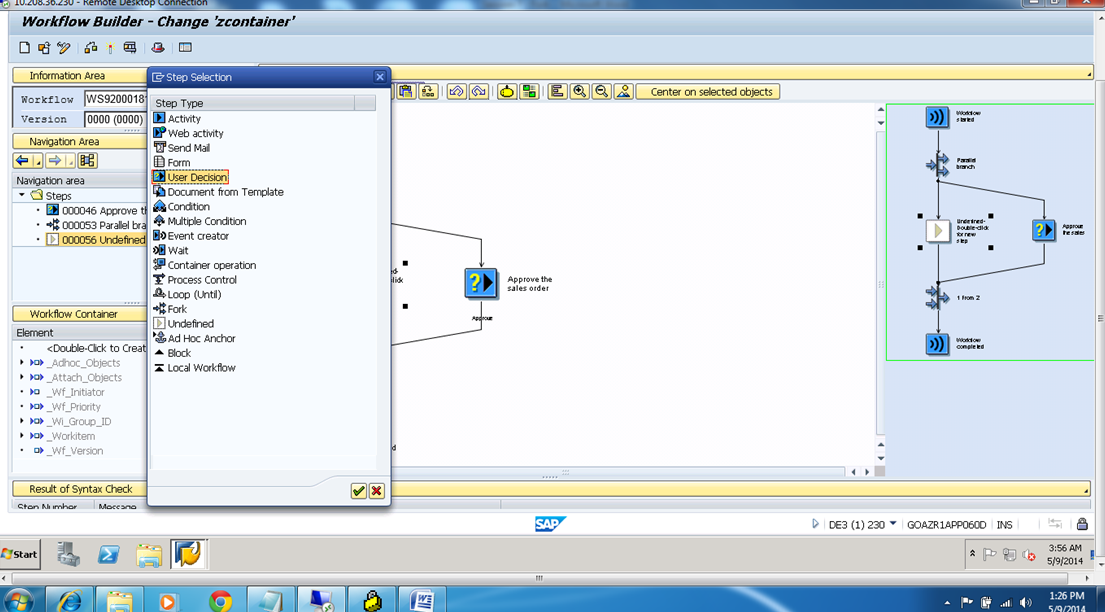 An SAP Consultant SAP Workflow Parallel Processing using Fork Step Type