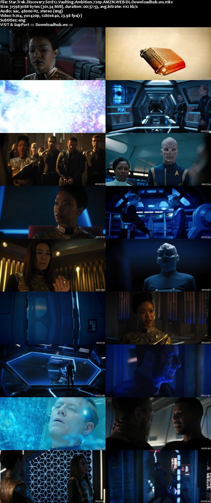 Star Trek: Discovery S01E12 300MB Web-DL 720p ESubs