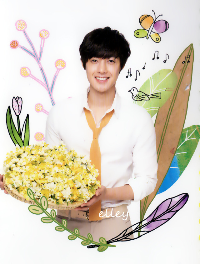 Джун цветок. Kim Hyun Joong и цветы.