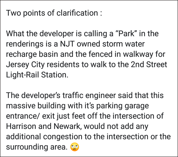 DeFusco shills for developer's high rise project at Jersey City's