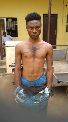 1A2 Lagos State Task Force arrest notorious 'Awawaa Boys' Kingpin and two others at Dopemu