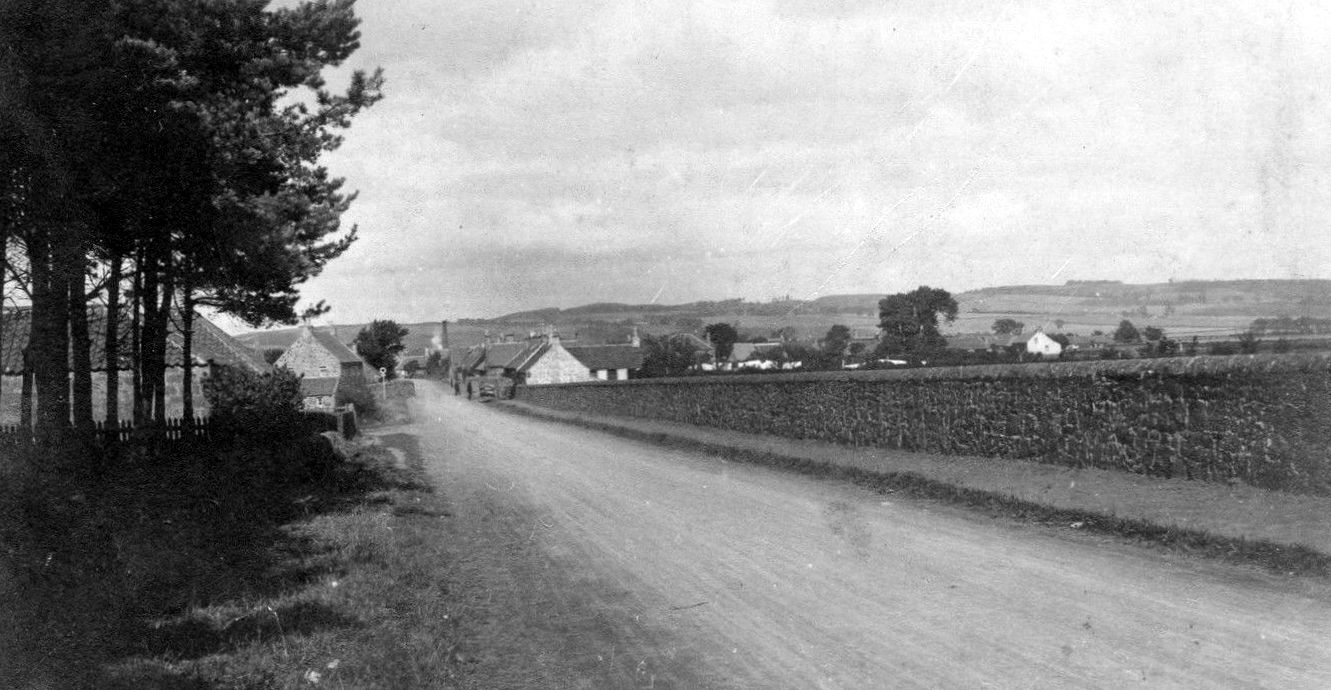 Tour Scotland Old Photograph Road To Dunshalt Fife Scotland